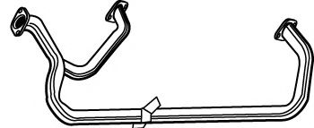 Труба выхлопного газа MEFEX 8191