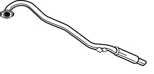 Глушитель выхлопных газов конечный FONOS 17655