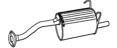 Глушитель выхлопных газов конечный MAPCO 30501