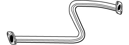 Труба выхлопного газа IZAWIT 3312