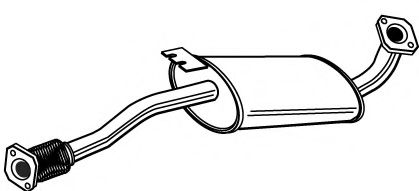 Средний глушитель выхлопных газов FONOS 617491