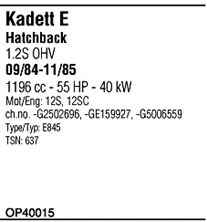 Система выпуска ОГ FONOS OP40015