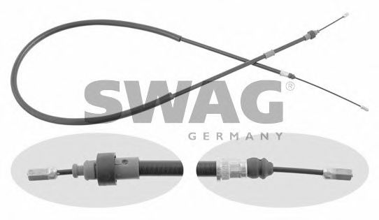 Трос, стояночная тормозная система SWAG 62 92 9362