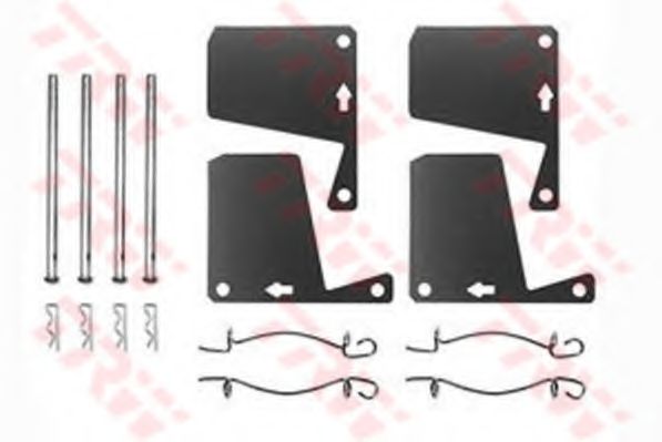 Комплектующие, колодки дискового тормоза QH Benelux 4955