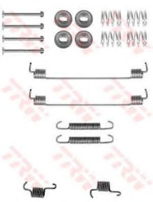 Комплектующие, тормозная колодка TRW SFK311