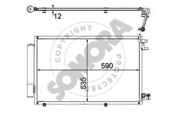 Конденсатор, кондиционер SOMORA 092760
