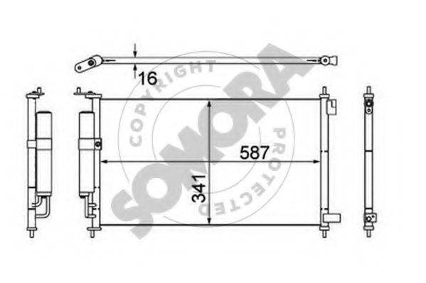 Конденсатор, кондиционер SOMORA 193660