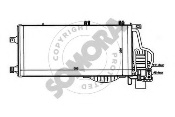 Конденсатор, кондиционер SOMORA 212560B