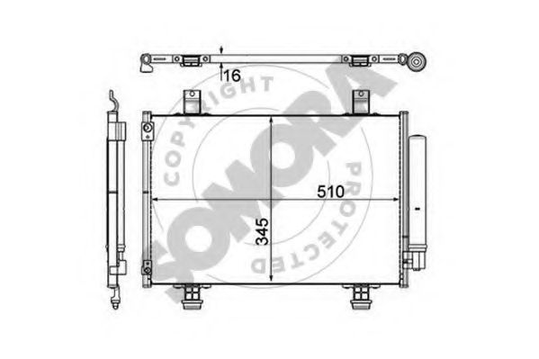 Конденсатор, кондиционер SOMORA 301560A