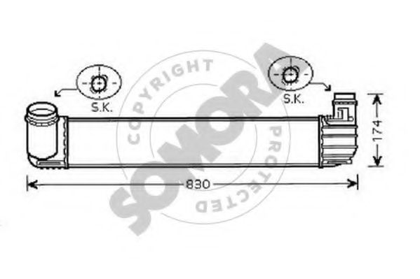 Интеркулер SOMORA 243445B