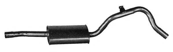 Средний глушитель выхлопных газов TESH 240147