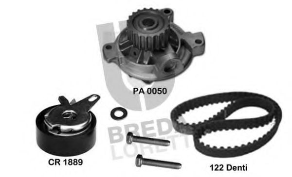 Водяной насос + комплект зубчатого ремня BREDA  LORETT KPA0720A