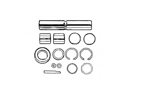 Ремкомплект, шкворень поворотного кулака OCAP 0927428