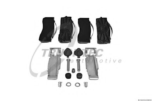 Комплект тормозных колодок, дисковый тормоз TRUCKTEC AUTOMOTIVE 01.35.243
