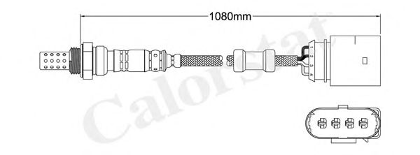 Лямбда-зонд CALORSTAT by Vernet LS140285