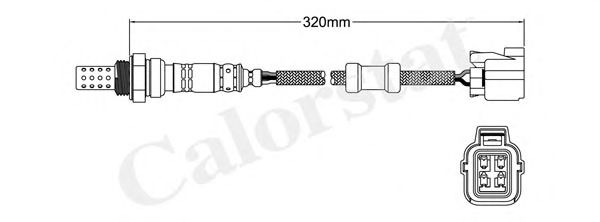 Лямбда-зонд CALORSTAT by Vernet LS140493