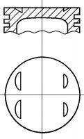 Поршень NÜRAL 87-425300-00