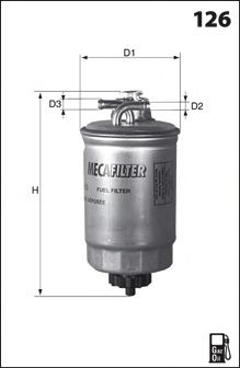 Топливный фильтр MECAFILTER G24