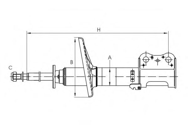 Амортизатор SCT Germany Z 3087L