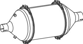 Комплект дооснащения, сажевый / частичный фильтр DINEX 43119