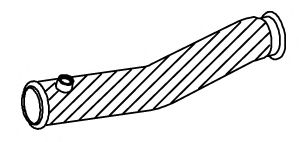 Труба выхлопного газа DINEX 21512