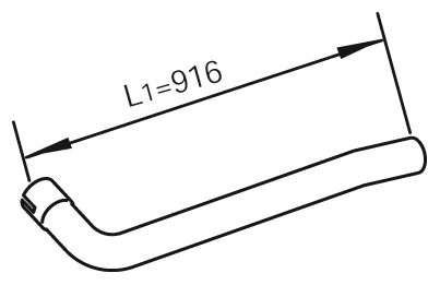 Труба выхлопного газа ZARA 9778