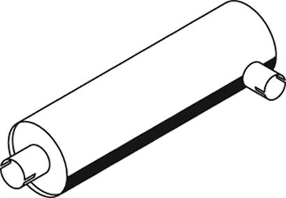 Средний / конечный глушитель ОГ ZARA 10105