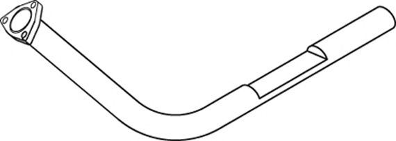 Труба выхлопного газа BORGES 3336