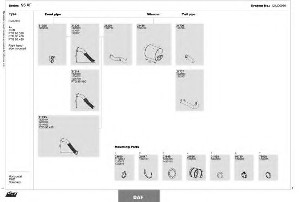 Система выпуска ОГ DINEX 121200066