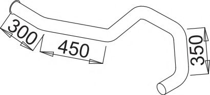 Труба выхлопного газа DINEX 52773