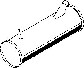 Средний / конечный глушитель ОГ DINEX 50311