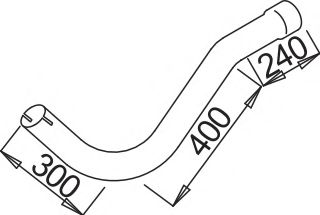 Труба выхлопного газа ZARA 8900