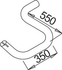 Труба выхлопного газа ZARA 9320