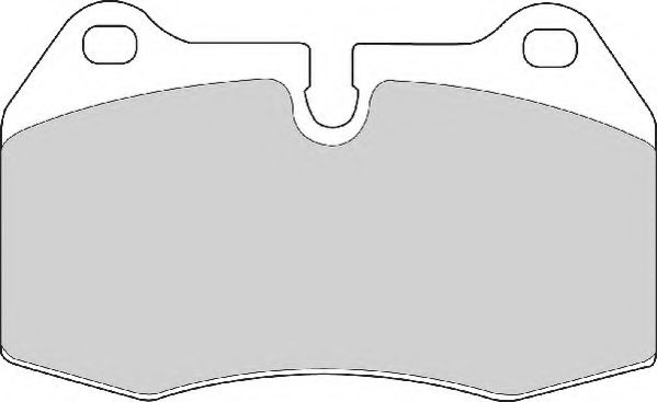 Комплект тормозных колодок, дисковый тормоз NECTO FD6695A