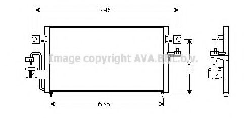 Конденсатор, кондиционер AVA QUALITY COOLING DN5178