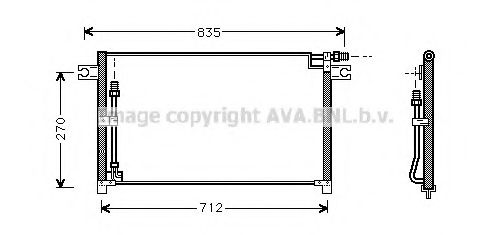 Конденсатор, кондиционер AVA QUALITY COOLING DN5185