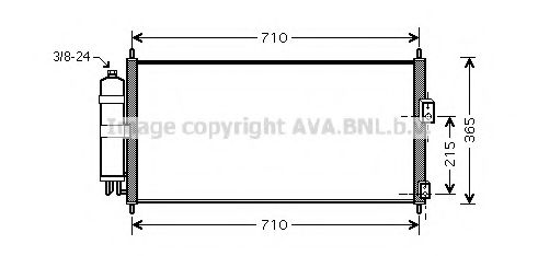 Конденсатор, кондиционер AVA QUALITY COOLING DN5311D