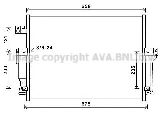 Конденсатор, кондиционер AVA QUALITY COOLING DW5118D