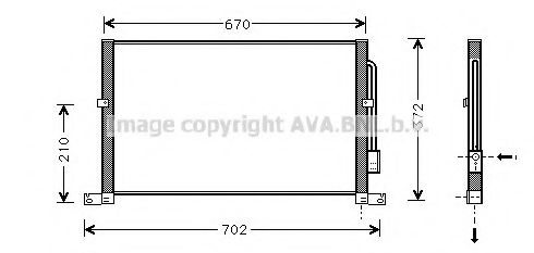 Конденсатор, кондиционер AVA QUALITY COOLING FD5302