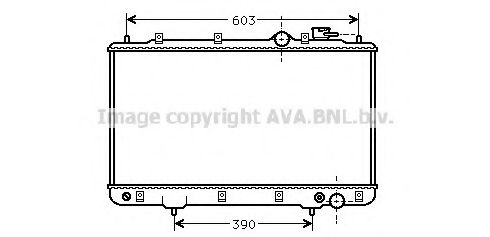 Радиатор, охлаждение двигателя AVA QUALITY COOLING HY2031