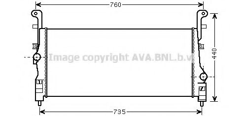 Интеркулер AVA QUALITY COOLING HY4200