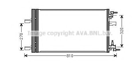 Конденсатор, кондиционер AVA QUALITY COOLING OLA5499D