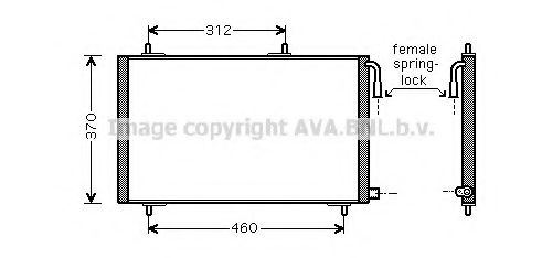 Конденсатор, кондиционер AVA QUALITY COOLING PE5257
