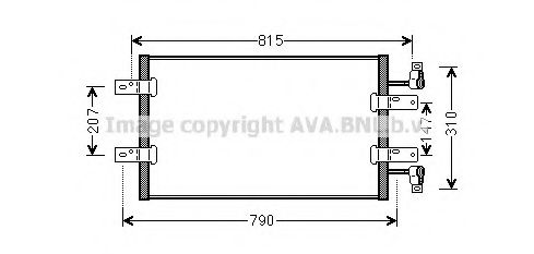 Конденсатор, кондиционер AVA QUALITY COOLING RT5451