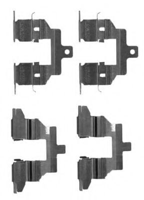 Комплектующие, колодки дискового тормоза MGA A309