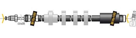 Тормозной шланг MGA F5419