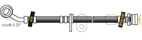 Тормозной шланг MGA F5663