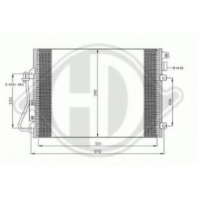 Конденсатор, кондиционер DIEDERICHS 8445500