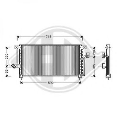 Конденсатор, кондиционер DIEDERICHS 8582300