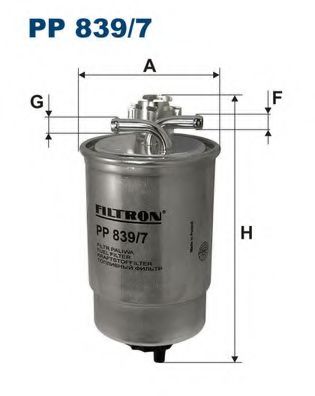 Топливный фильтр FILTRON PP839/7